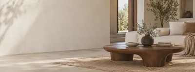 Arc coffee table — room styling inspiration