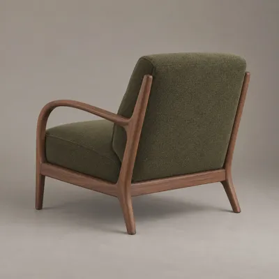 Grove lounge chair — primary finish — alternate angle
