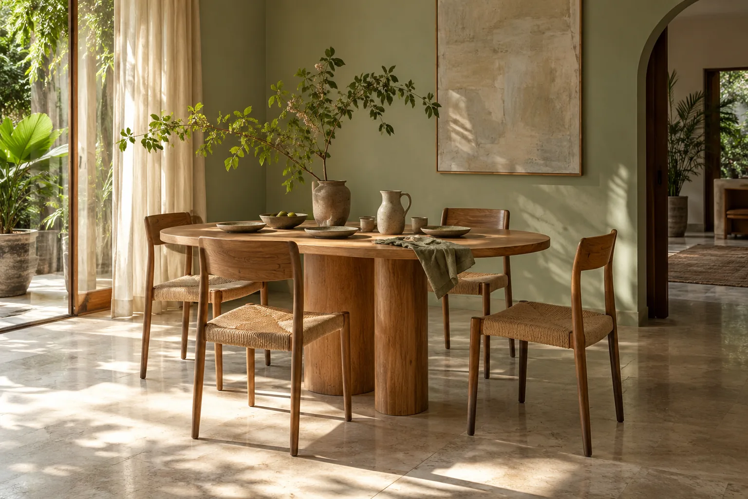 Around the table