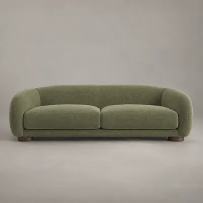 Haven linen sofa — alternate finish comparison