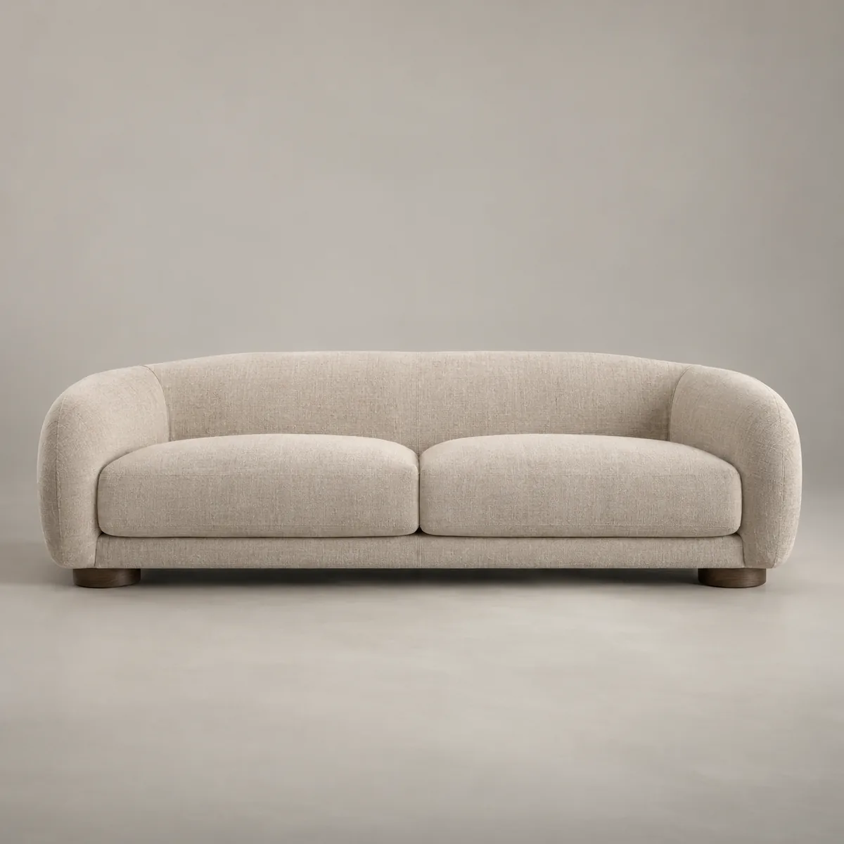 Haven linen sofa — front